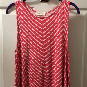 Hourglass Lilly sleeveless Patterned dress